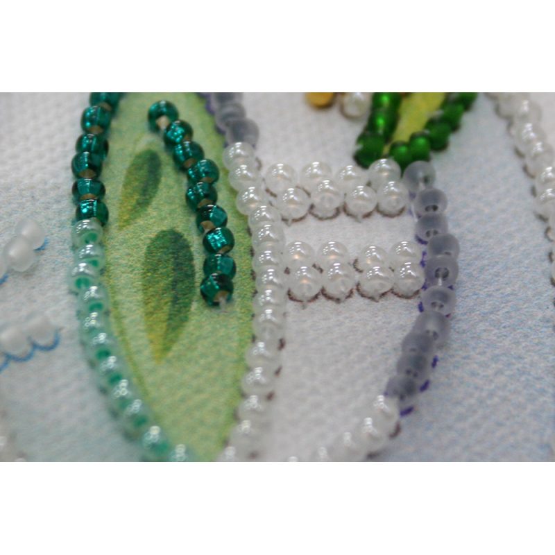 Magnets Bead embroidery kit Vanilla