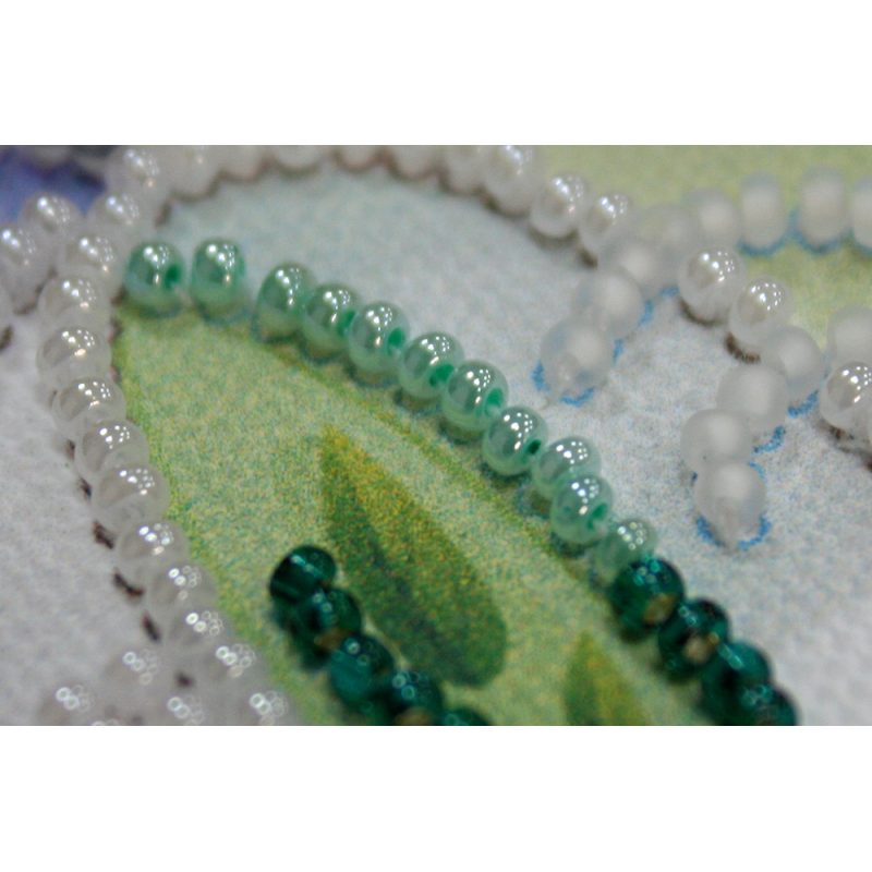 Magnets Bead embroidery kit Vanilla