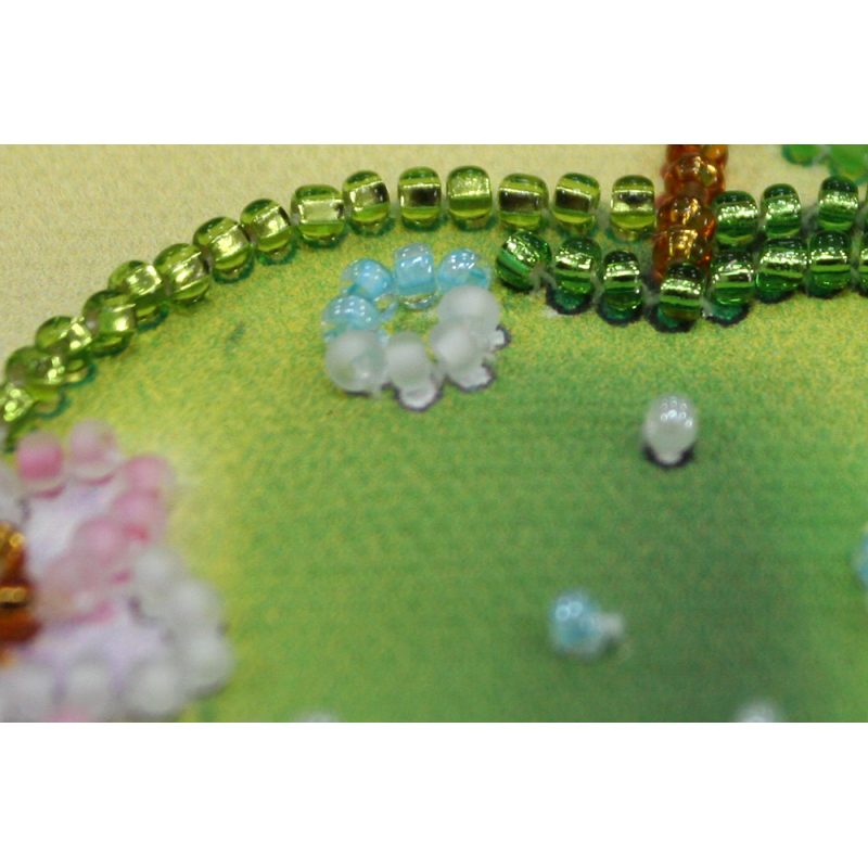 Magnets Bead embroidery kit Apple