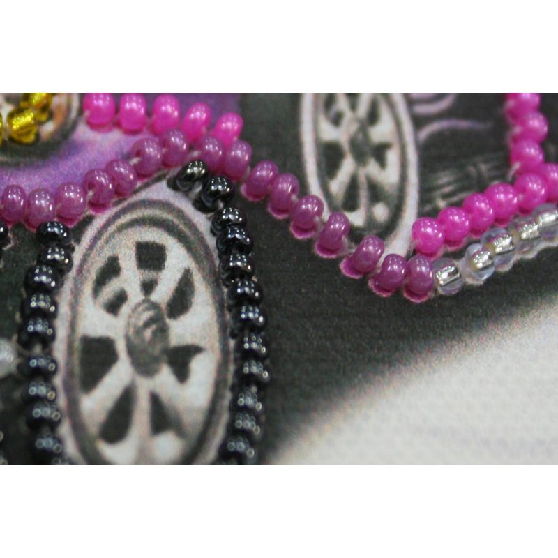 Magnets Bead embroidery kit Retro Car
