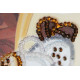 Magnets Bead embroidery kit Latte