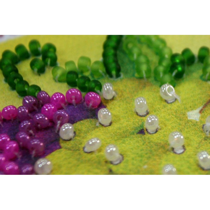 Magnets Bead embroidery kit Grapes