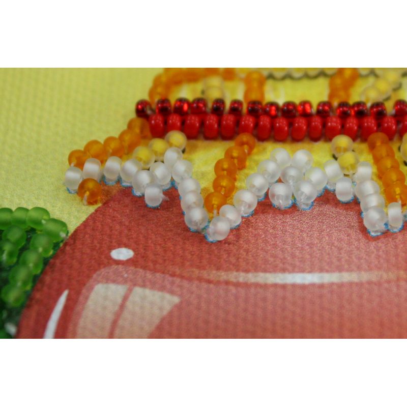 Magnets Bead embroidery kit Wild strawberry