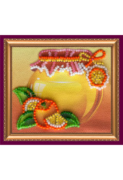 Magnets Bead embroidery kit Peach