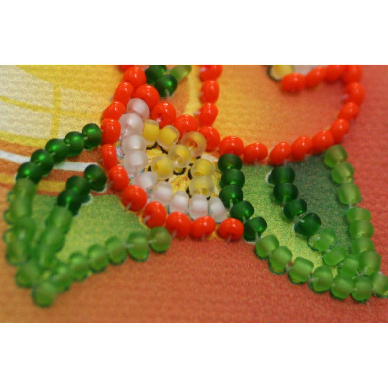 Magnets Bead embroidery kit Peach