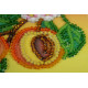 Magnets Bead embroidery kit Apricots