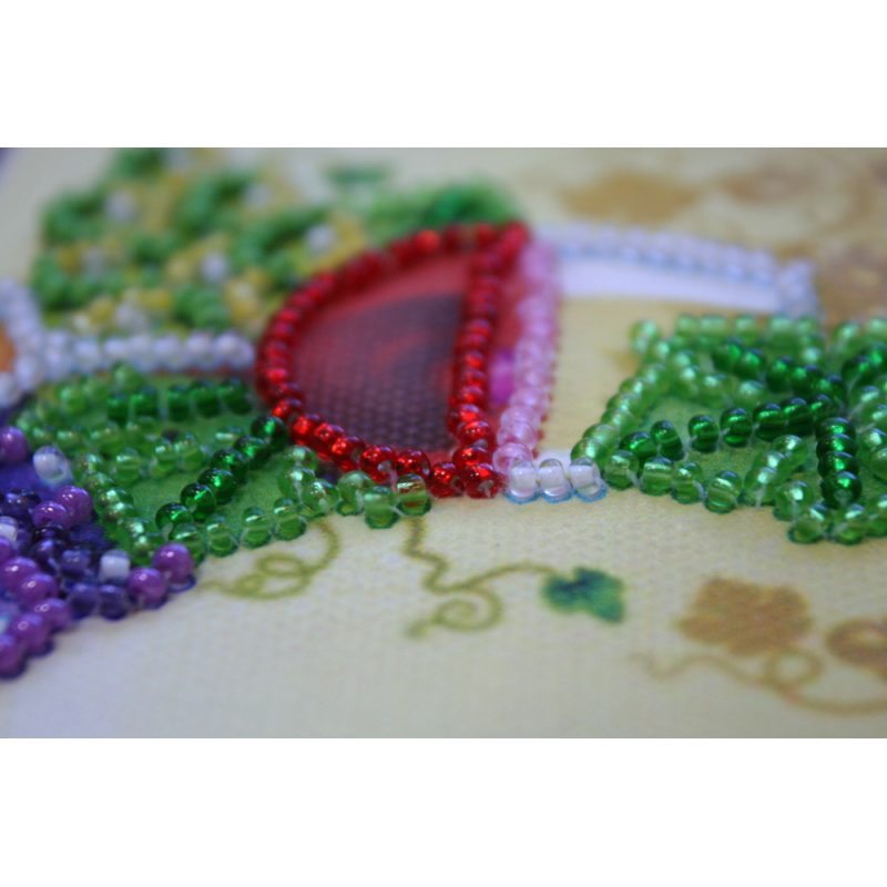 Magnets Bead embroidery kit Glass of wine