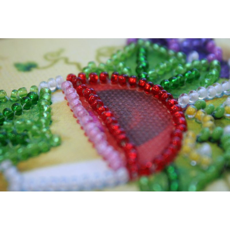 Magnets Bead embroidery kit Glass of wine