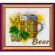 Magnets Bead embroidery kit Beer