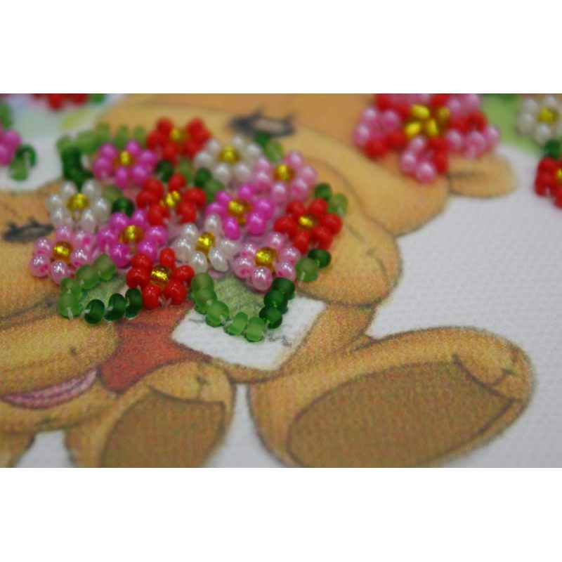 Magnets Bead embroidery kit Friends