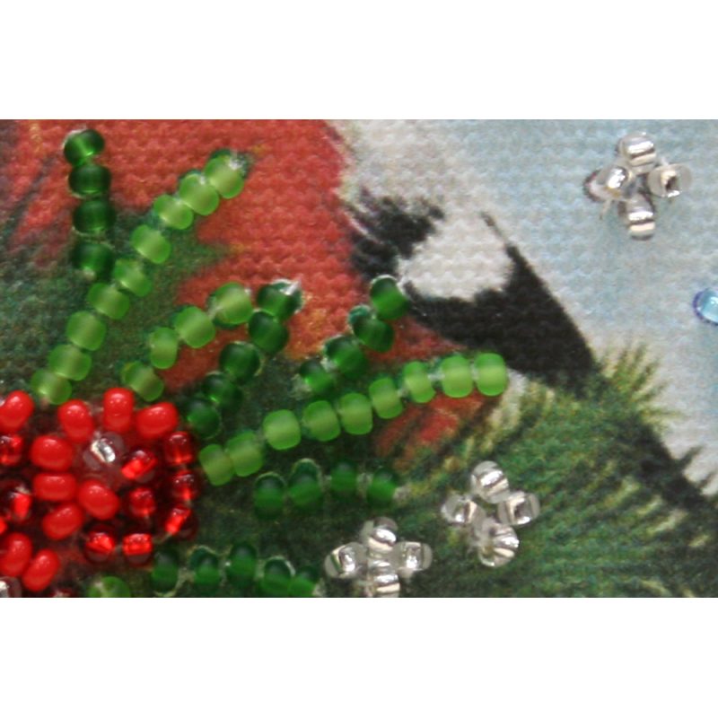 Magnets Bead embroidery kit Bullfinch