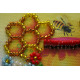 Magnets Bead embroidery kit Honey