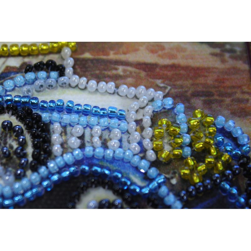 Magnets Bead embroidery kit Retro Car – 2