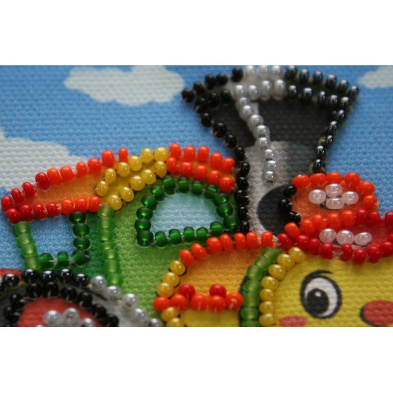 Magnets Bead embroidery kit Train
