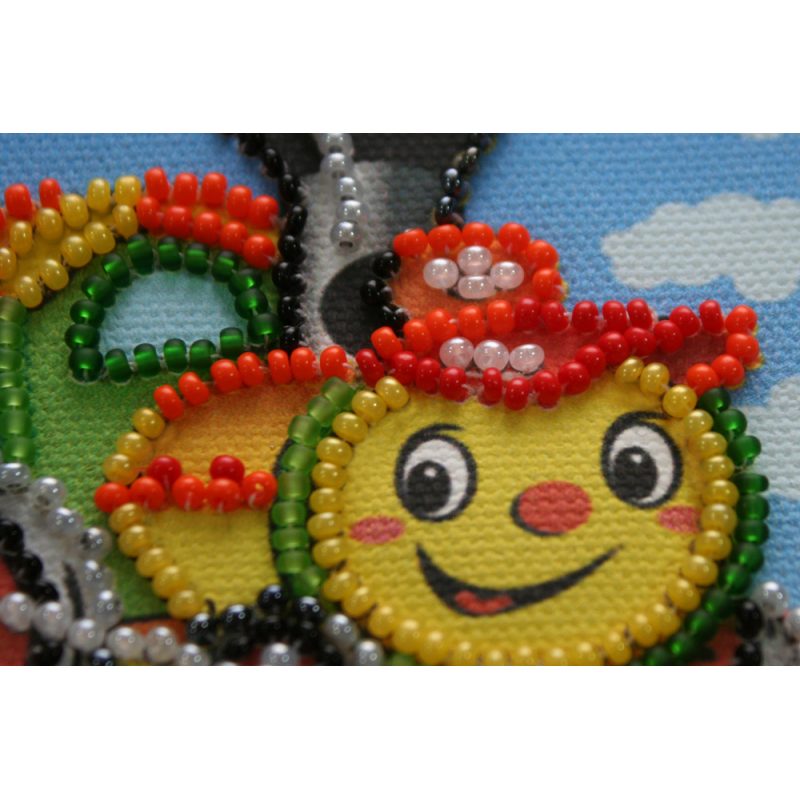 Magnets Bead embroidery kit Train