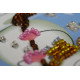 Magnets Bead embroidery kit Snowman – 1
