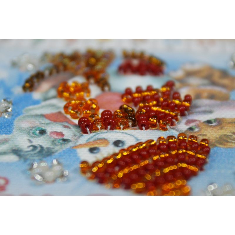 Magnets Bead embroidery kit Happy New Year – 1