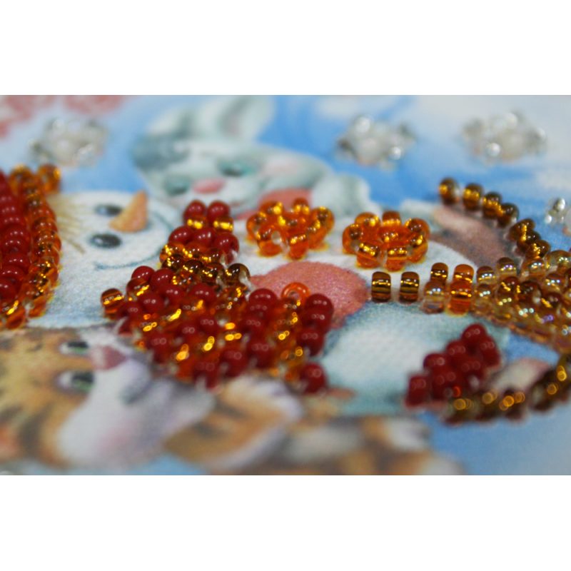Magnets Bead embroidery kit Happy New Year – 1