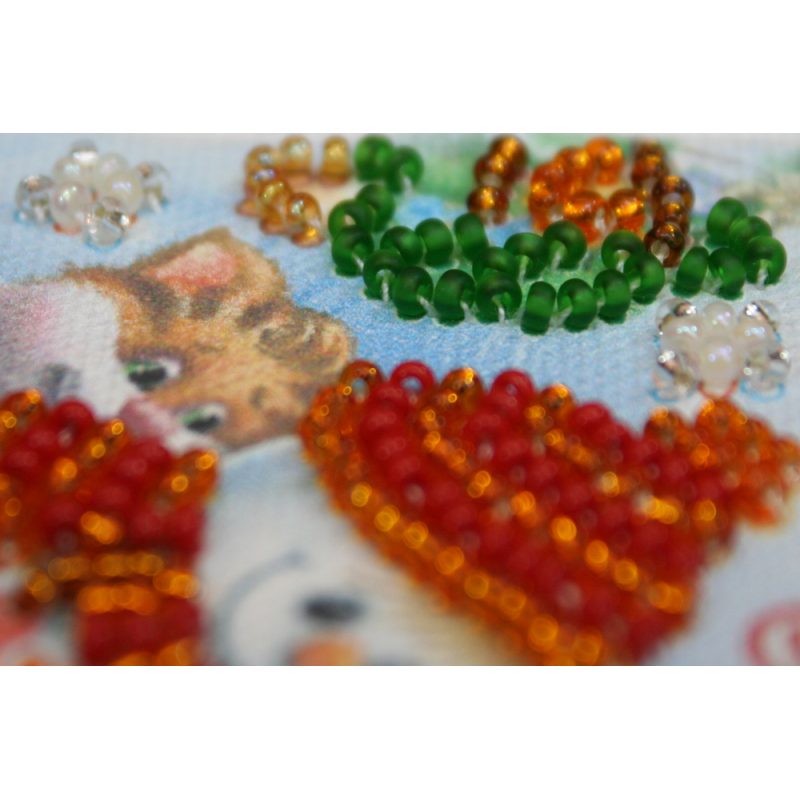 Magnets Bead embroidery kit Happy New Year – 1
