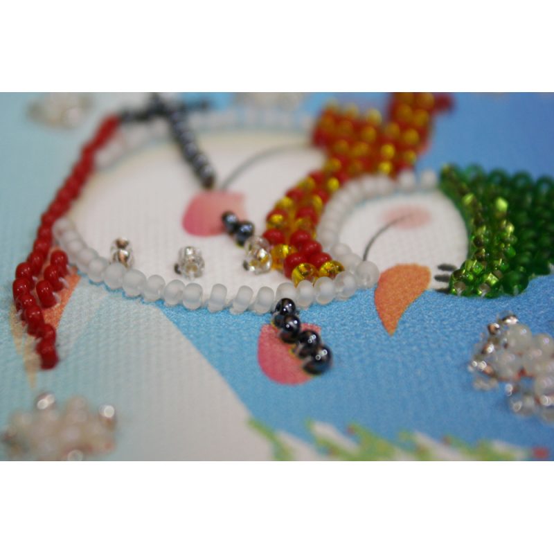 Magnets Bead embroidery kit Snowman – 2