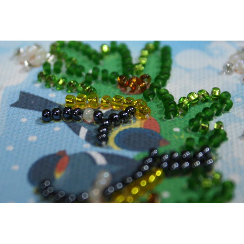 Magnets Bead embroidery kit On the twig – 1