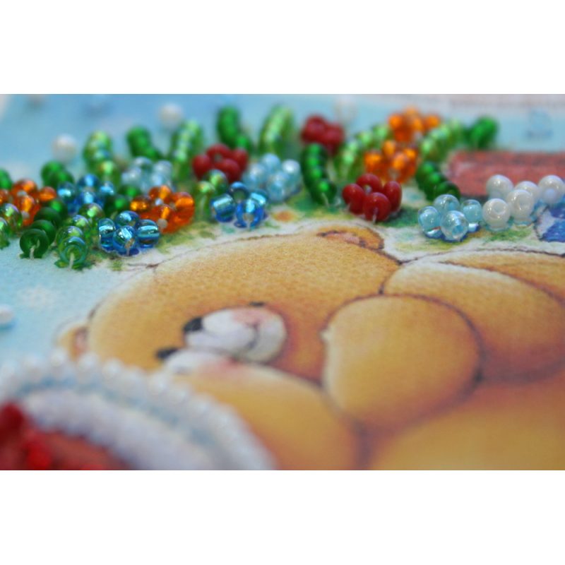 Magnets Bead embroidery kit Happy New Year – 7