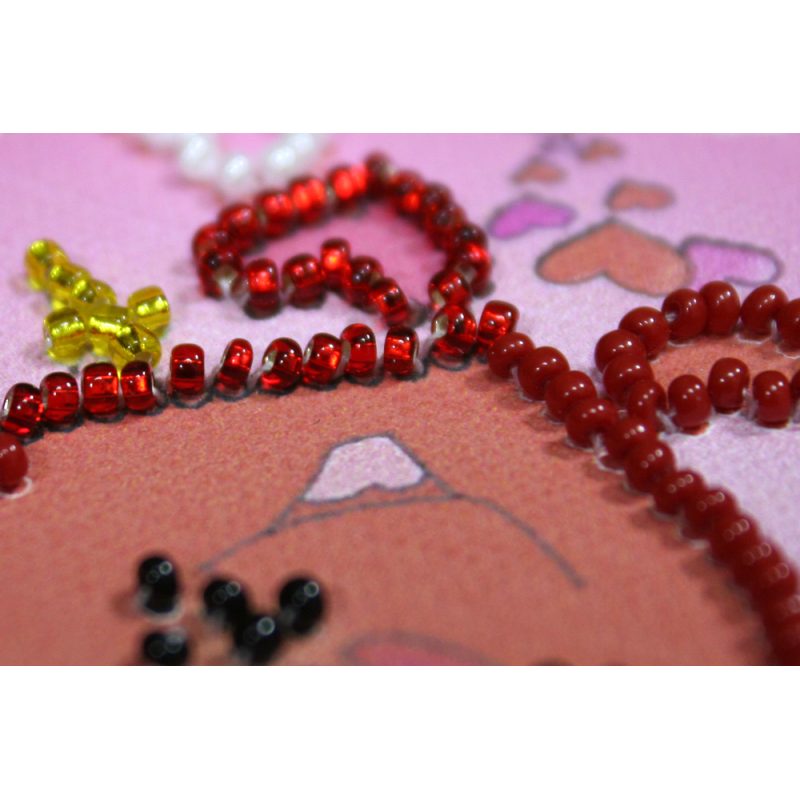 Magnets Bead embroidery kit Happy Valentine's Day – 2