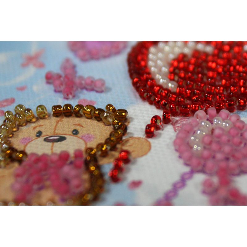 Magnets Bead embroidery kit Air kiss