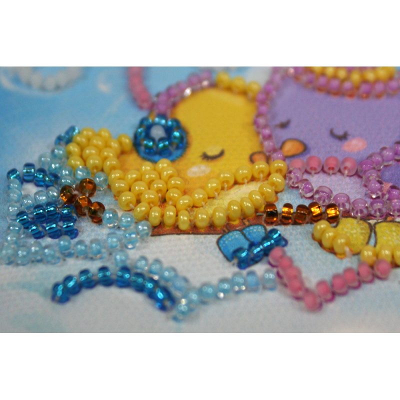 Magnets Bead embroidery kit Music of love