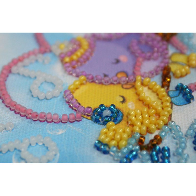 Magnets Bead embroidery kit Music of love