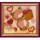 Magnets Bead embroidery kit A basket of happiness