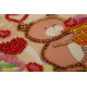 Magnets Bead embroidery kit A basket of happiness