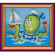 Magnets Bead embroidery kit Marines