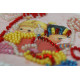 Magnets Bead embroidery kit Hearts