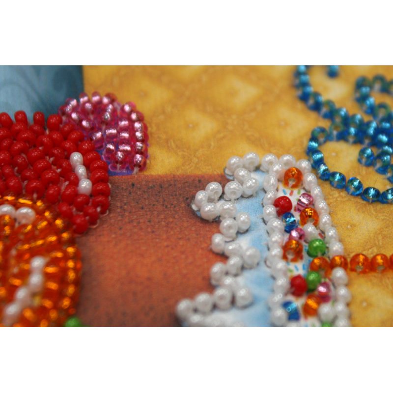 Magnets Bead embroidery kit Easter still-life – 1