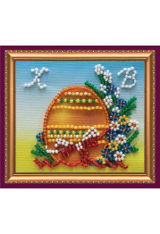Magnets Bead embroidery kit Easter still-life – 2
