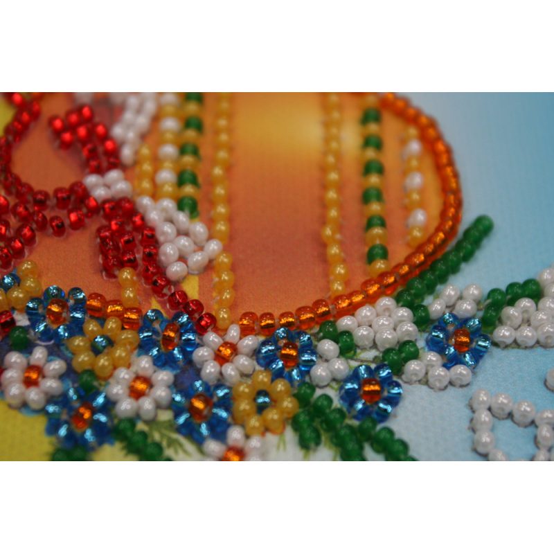 Magnets Bead embroidery kit Easter still-life – 2