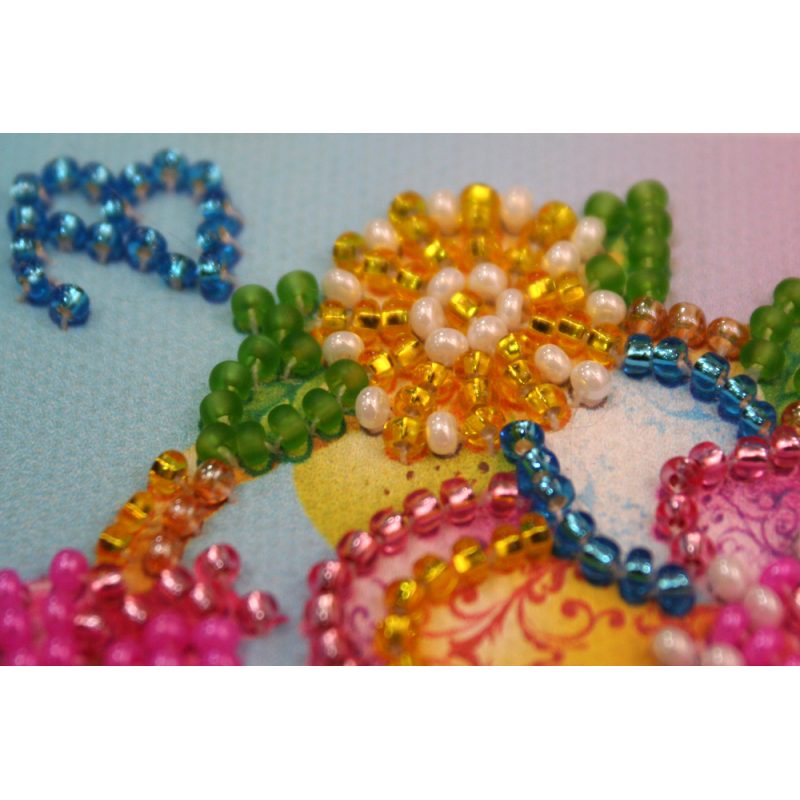 Magnets Bead embroidery kit Easter basket – 1