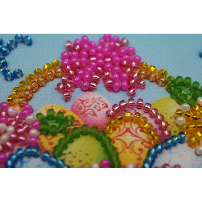 Magnets Bead embroidery kit Easter basket – 1