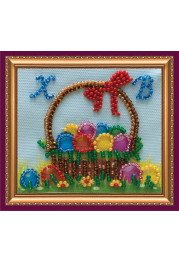 Magnets Bead embroidery kit Easter basket – 2