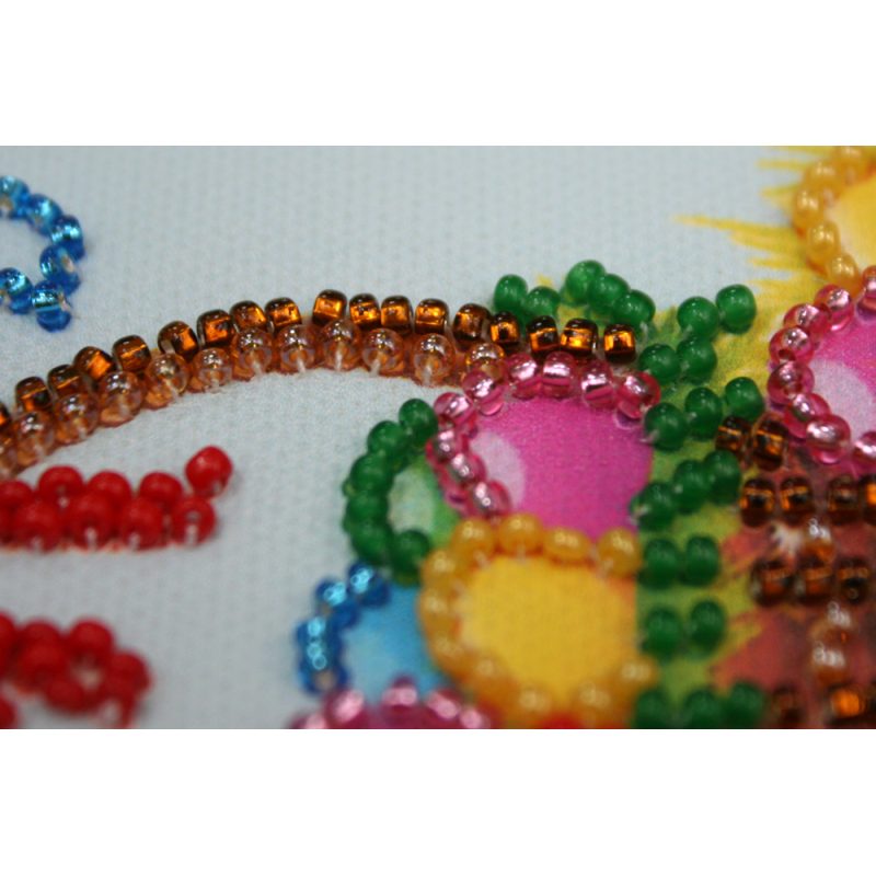 Magnets Bead embroidery kit Easter basket – 2