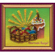 Magnets Bead embroidery kit Easter still-life – 4