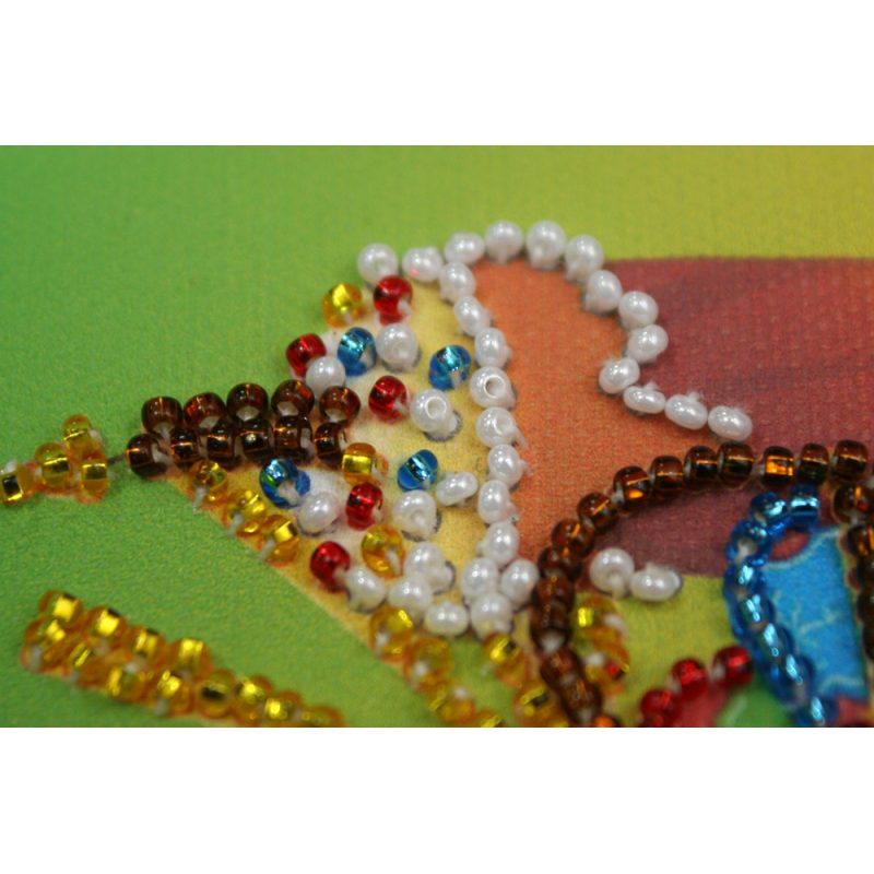 Magnets Bead embroidery kit Easter still-life – 4