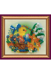 Magnets Bead embroidery kit Easter basket – 3