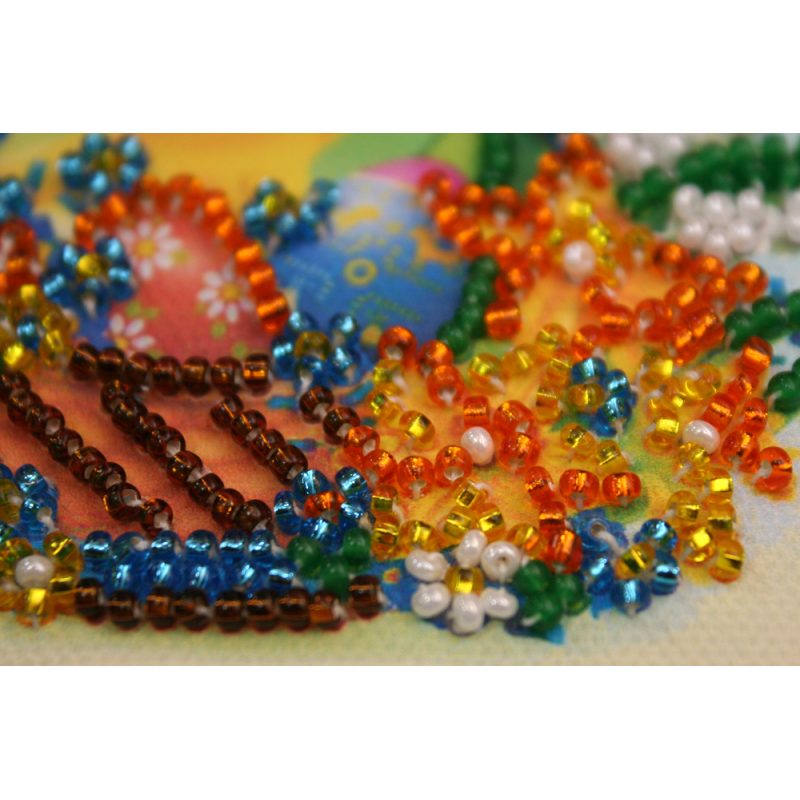 Magnets Bead embroidery kit Easter basket – 3