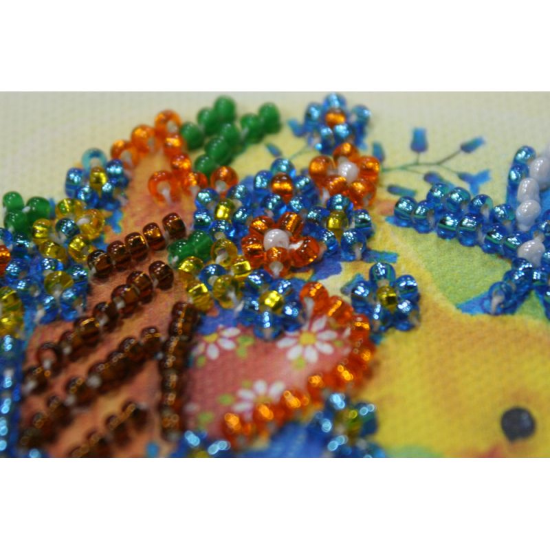 Magnets Bead embroidery kit Easter basket – 3