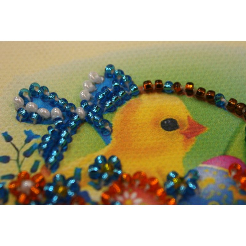 Magnets Bead embroidery kit Easter basket – 3