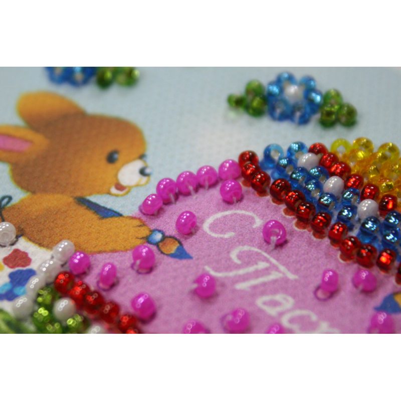 Magnets Bead embroidery kit Easter still-life – 6