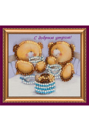 Magnets Bead embroidery kit Good Morning
