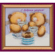 Magnets Bead embroidery kit Good Morning
